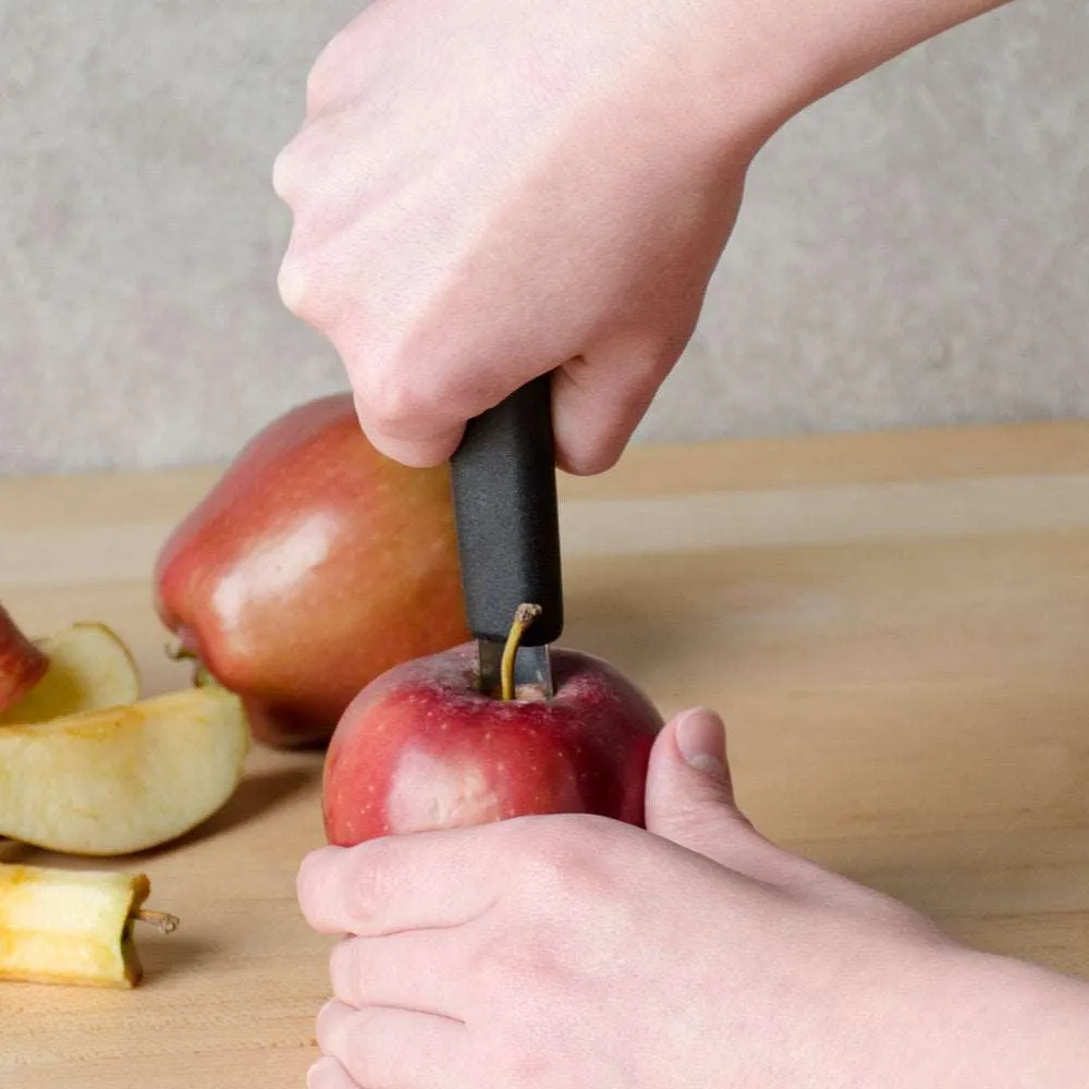 3" Apple Corer / Cupcake Corer with Black Nylon Handle