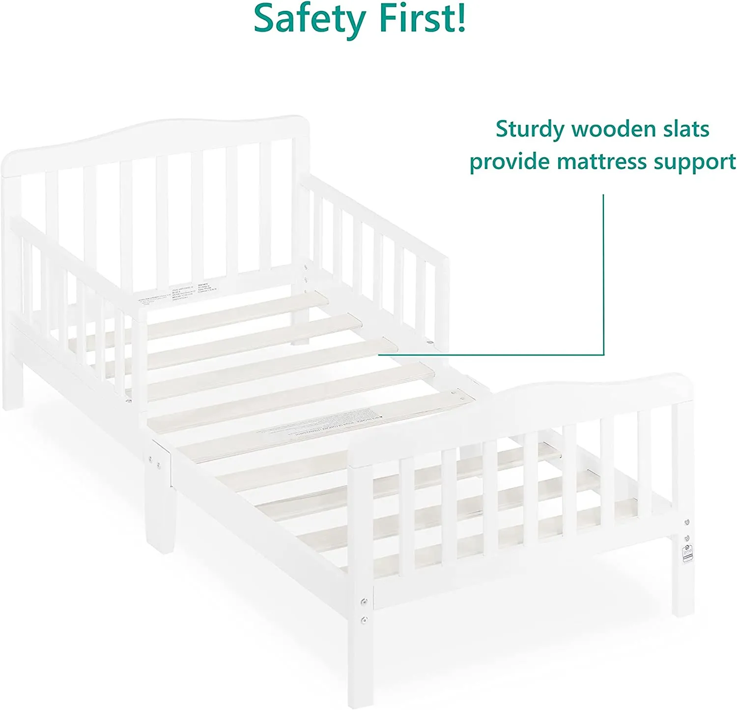 Classic Toddler Bed - White