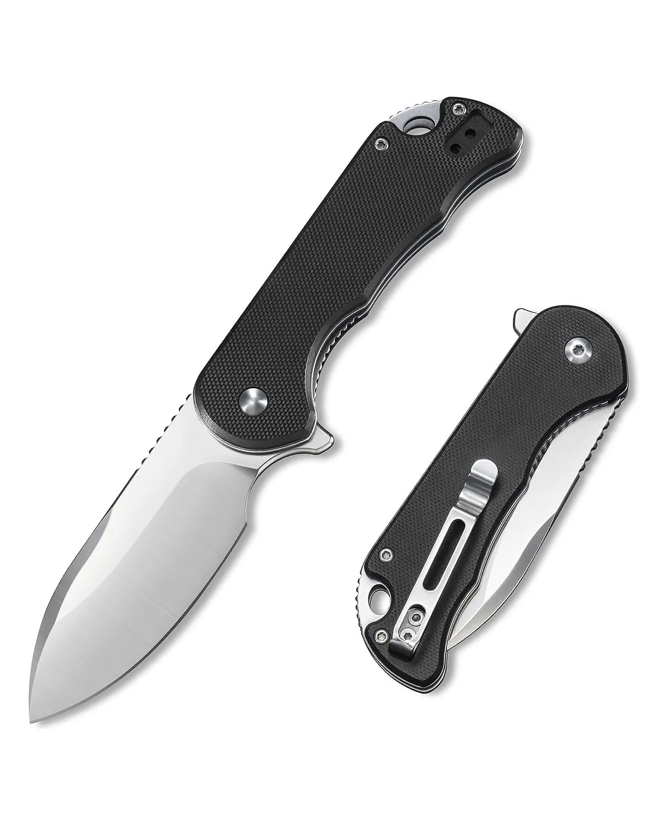 CVLIFE Folding Pocket Knife for Men - 2.99" D2 Blade G10 Handle EDC Tactical Knife