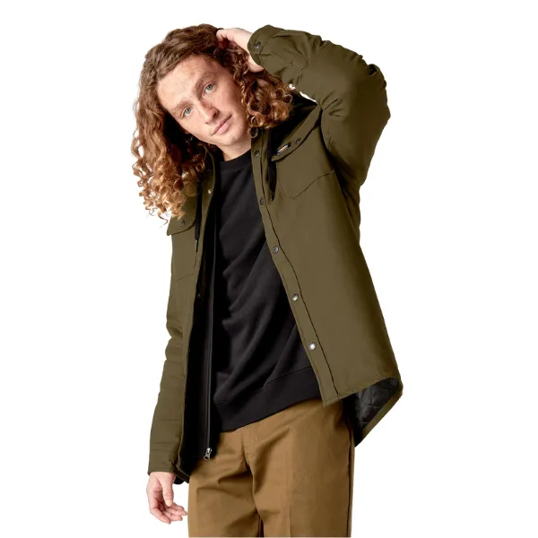 Dickies Skateboarding Duck Shirt Jacket - Dark Olive