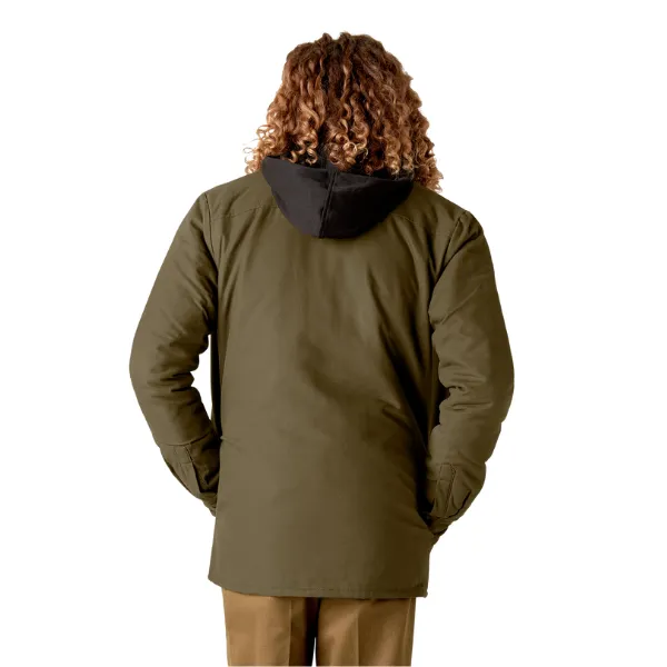 Dickies Skateboarding Duck Shirt Jacket - Dark Olive