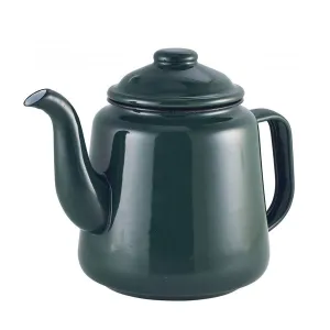 Falcon Enamel Tea Pot Green 1Litre