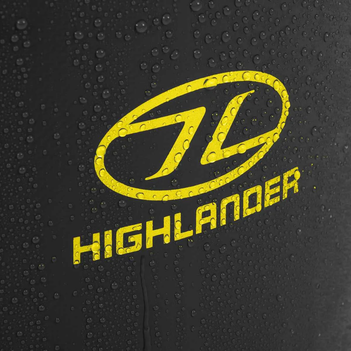 Highlander Black PVC Waterproof Dry Bag 16-44L