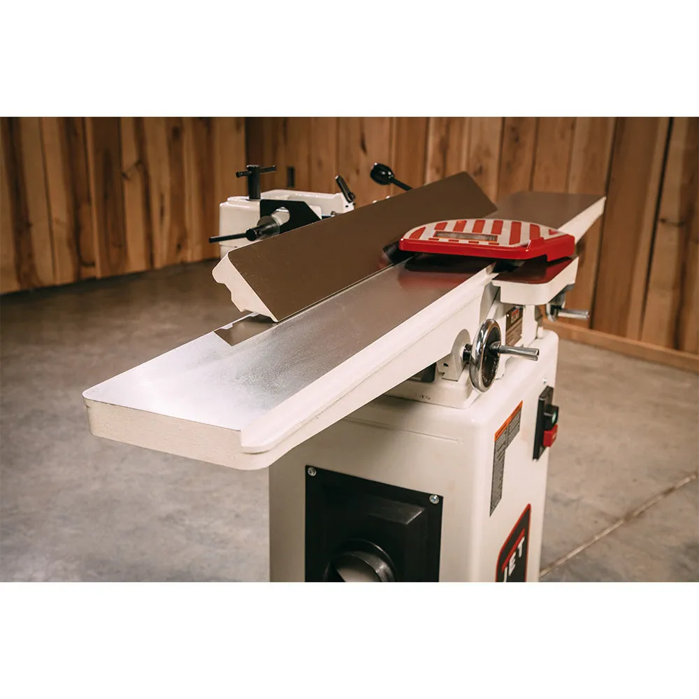 JET JJ-6CSDX 6" Deluxe Jointer w/ Quick-Set Knives 1hp, 1PH, 115/230V