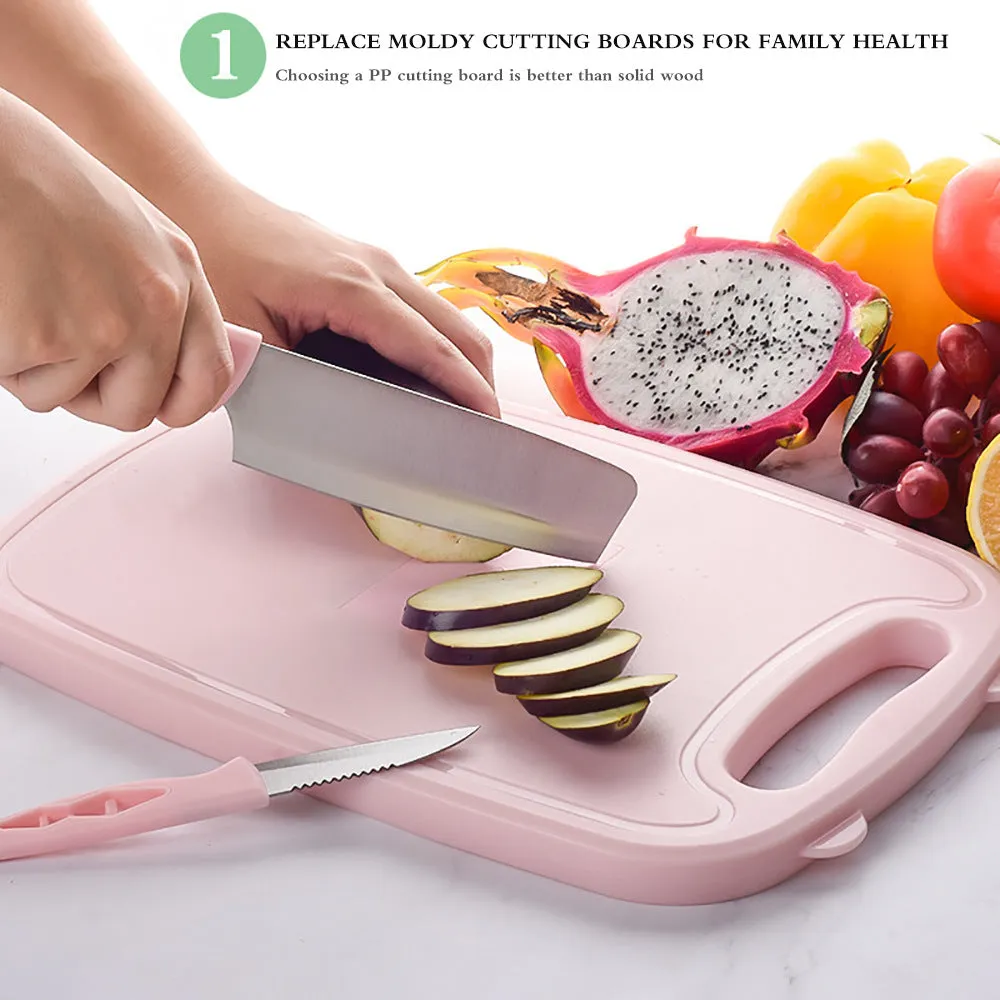 Kitchen Chopping Board 9 In 1 Foldable Drainage Basket Multi