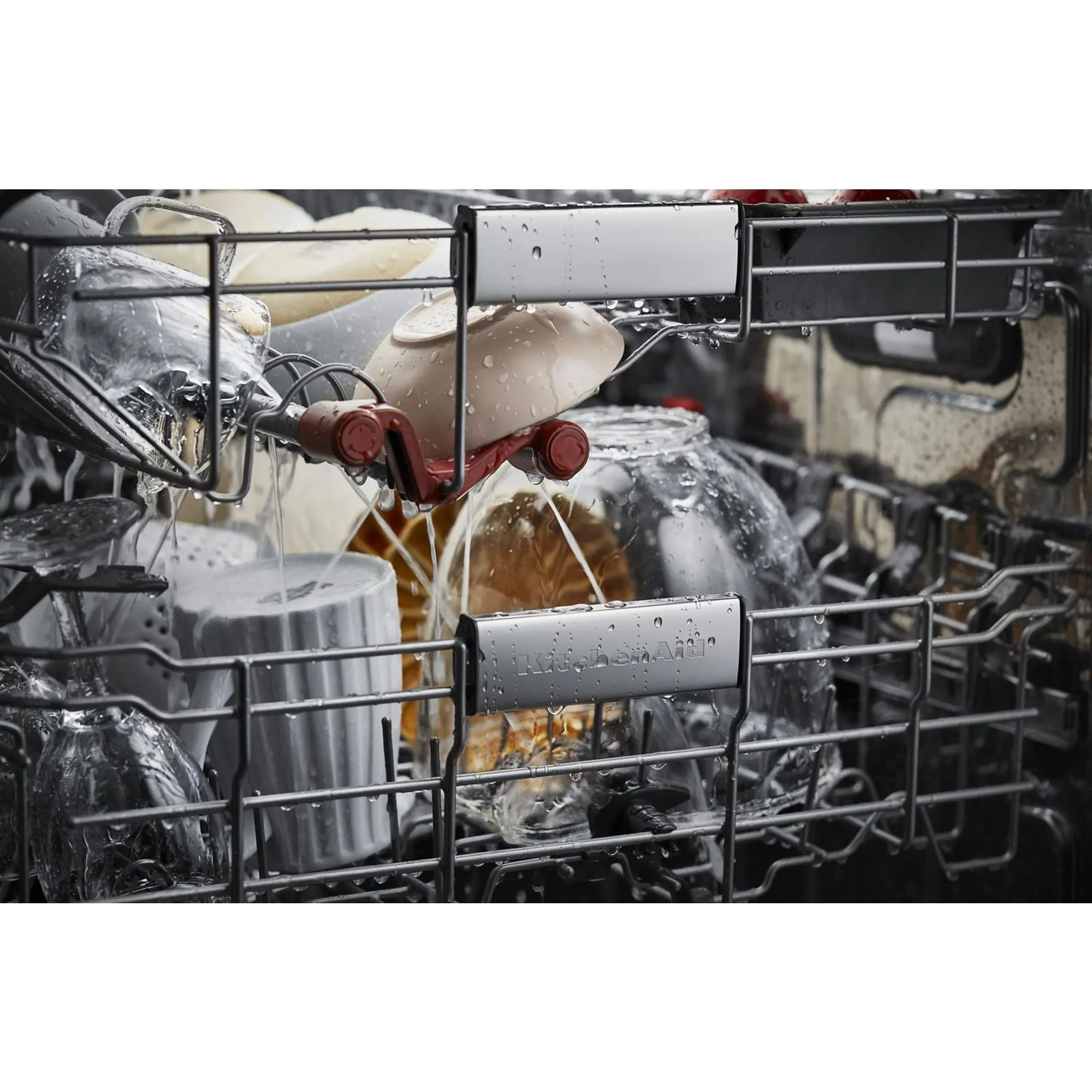 KitchenAid Dishwasher Stainless Steel Tub (KDTM404KPS) - Stainless Steel