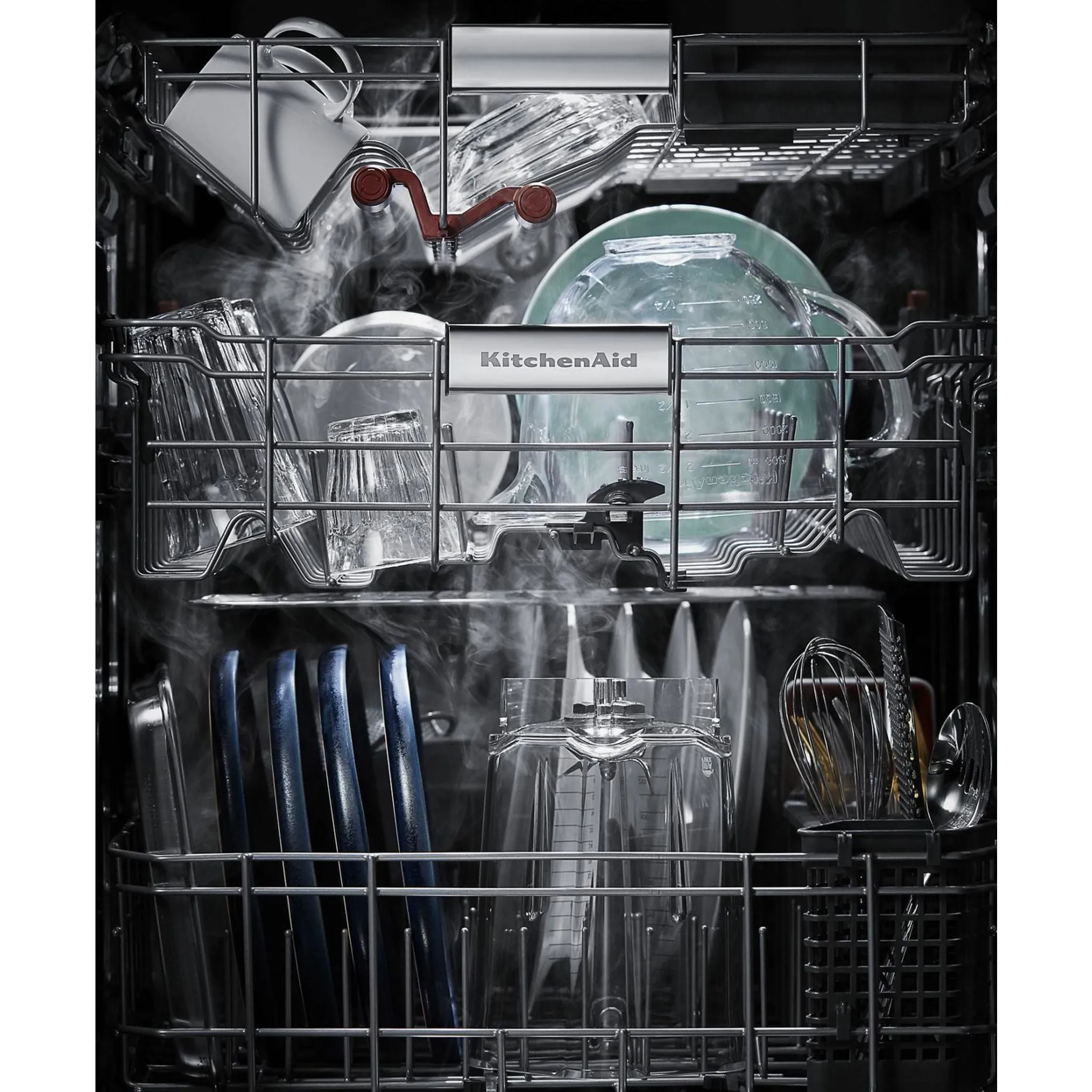 KitchenAid Dishwasher Stainless Steel Tub (KDTM404KPS) - Stainless Steel