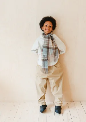 Lambswool Kids Scarf in Mackellar Tartan