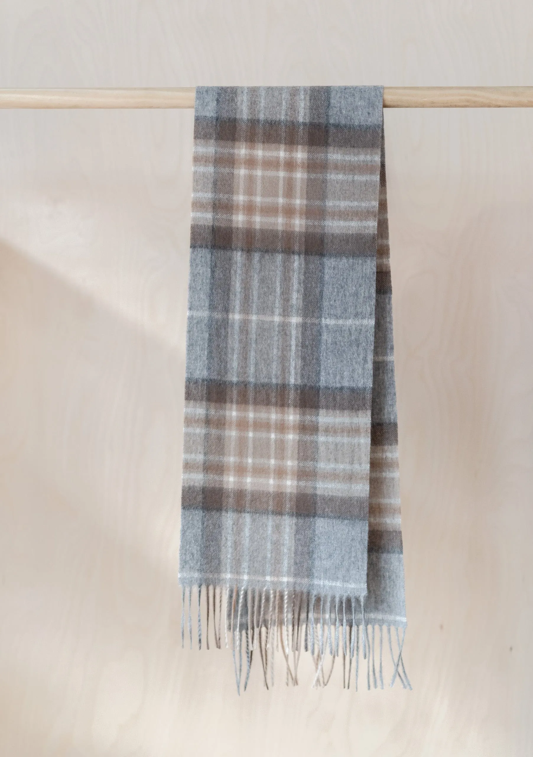 Lambswool Kids Scarf in Mackellar Tartan