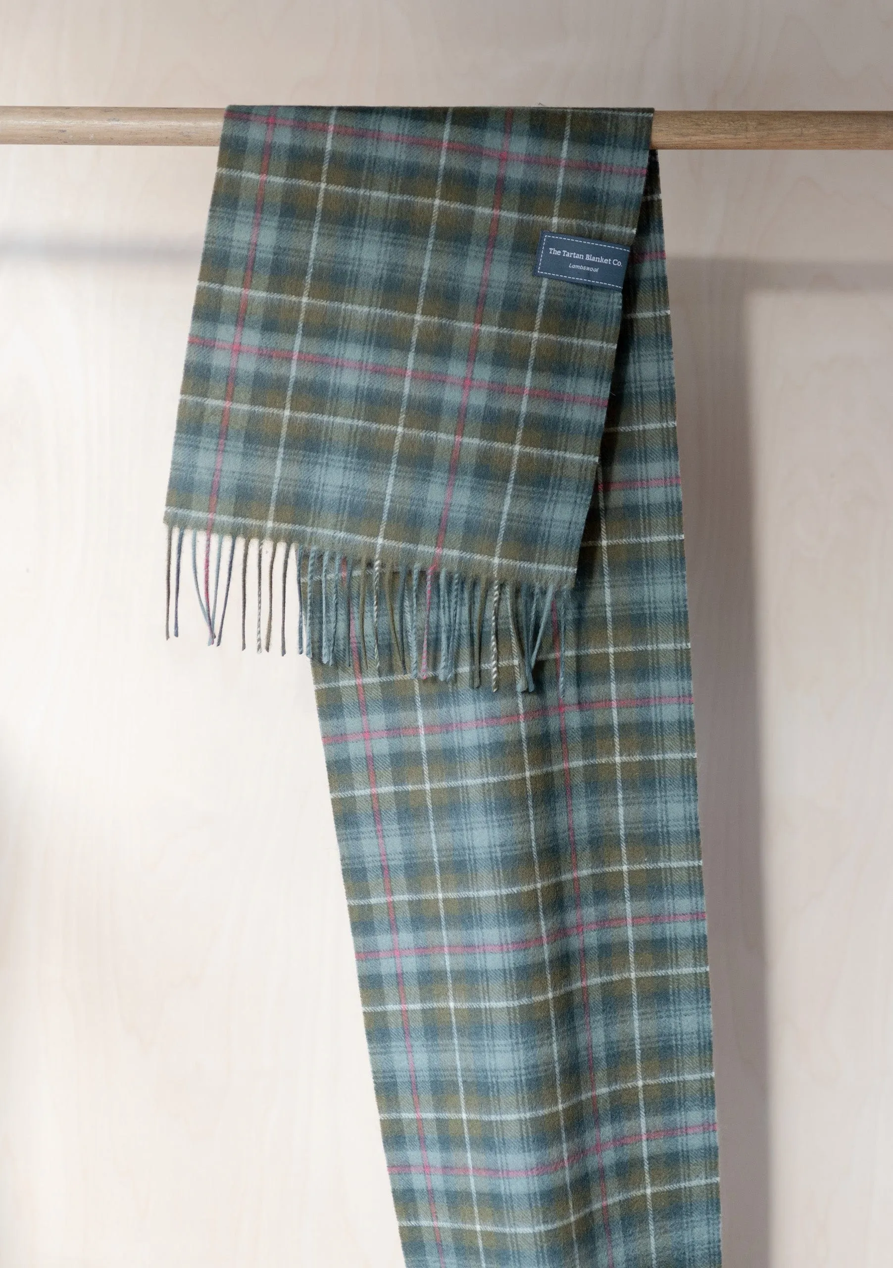 Lambswool Scarf in Mackenzie Weathered Tartan