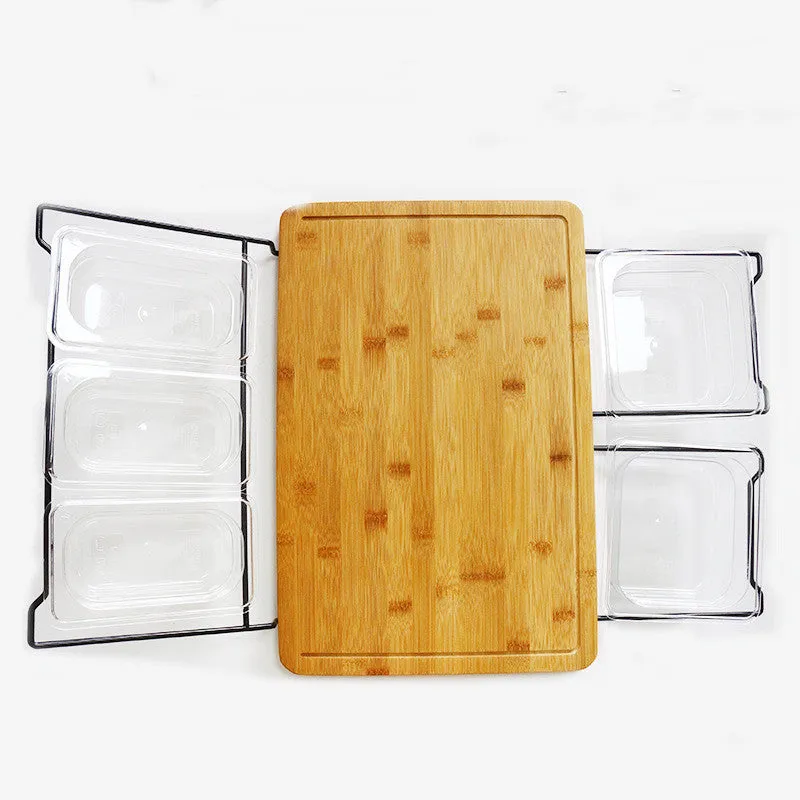 Multifunctional solid wood cutting board can be sorted