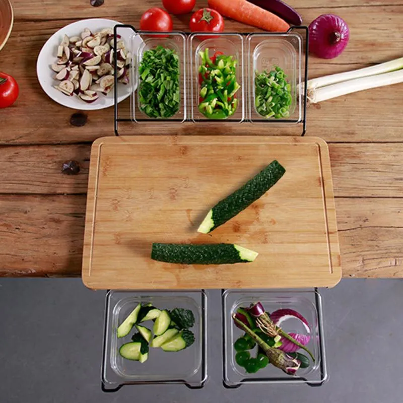 Multifunctional solid wood cutting board can be sorted