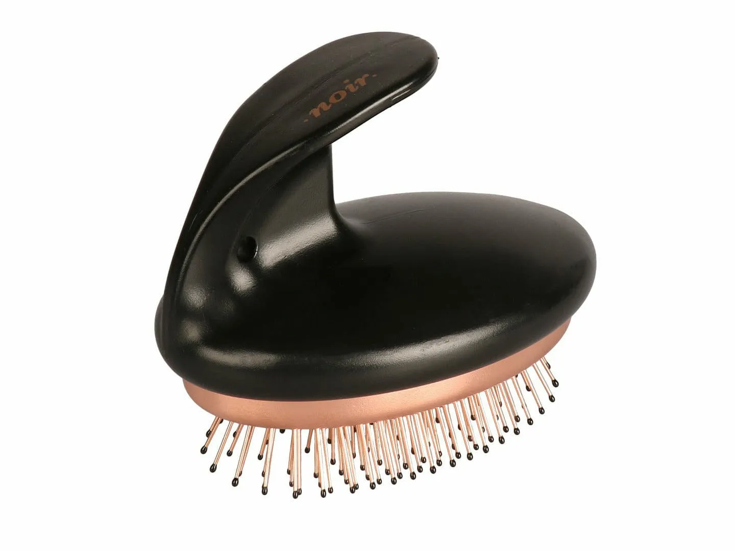 Noir ergonomic pin brush 11x7x9,5cm bronze/black