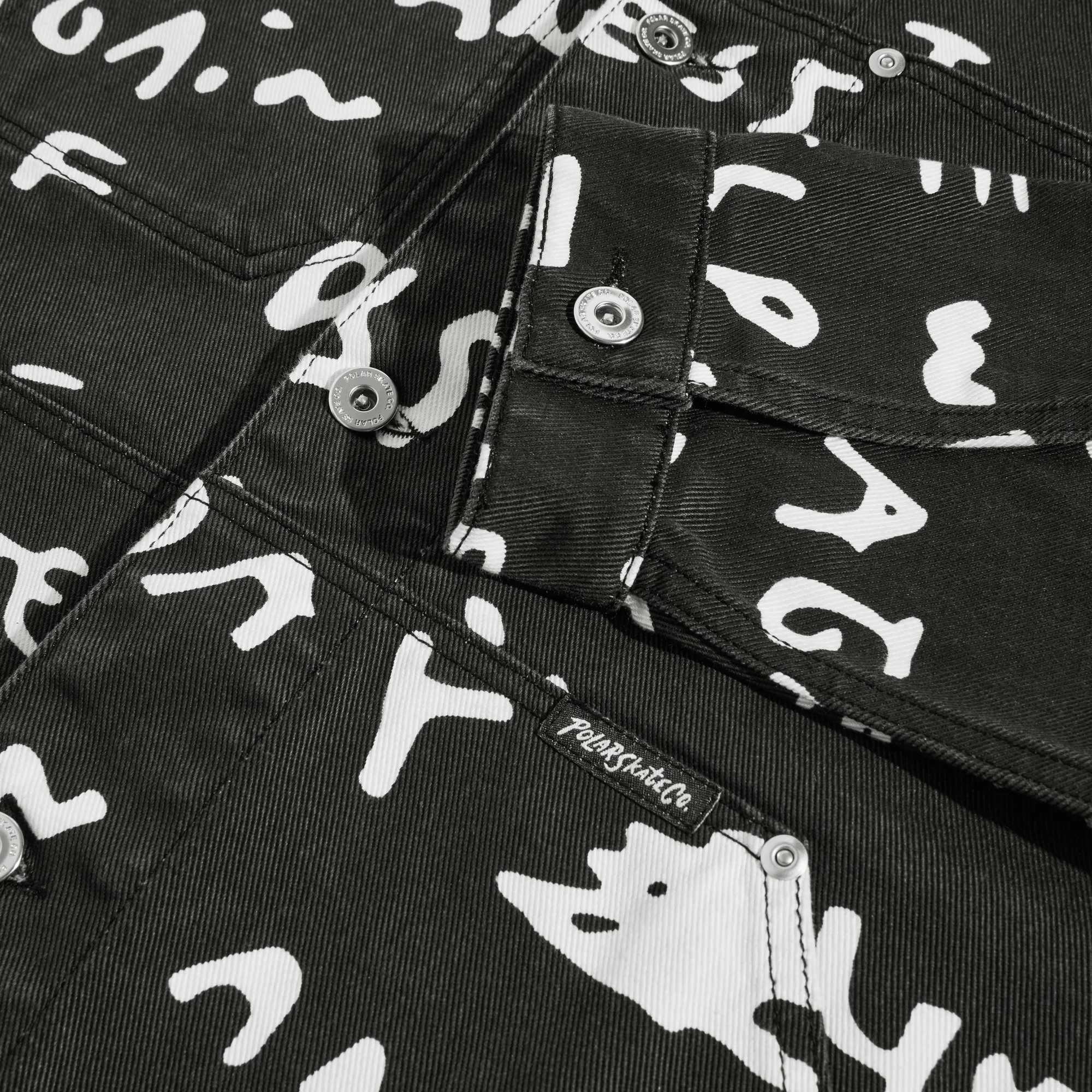 Patrik Jacket | Sad Notes - Black / White