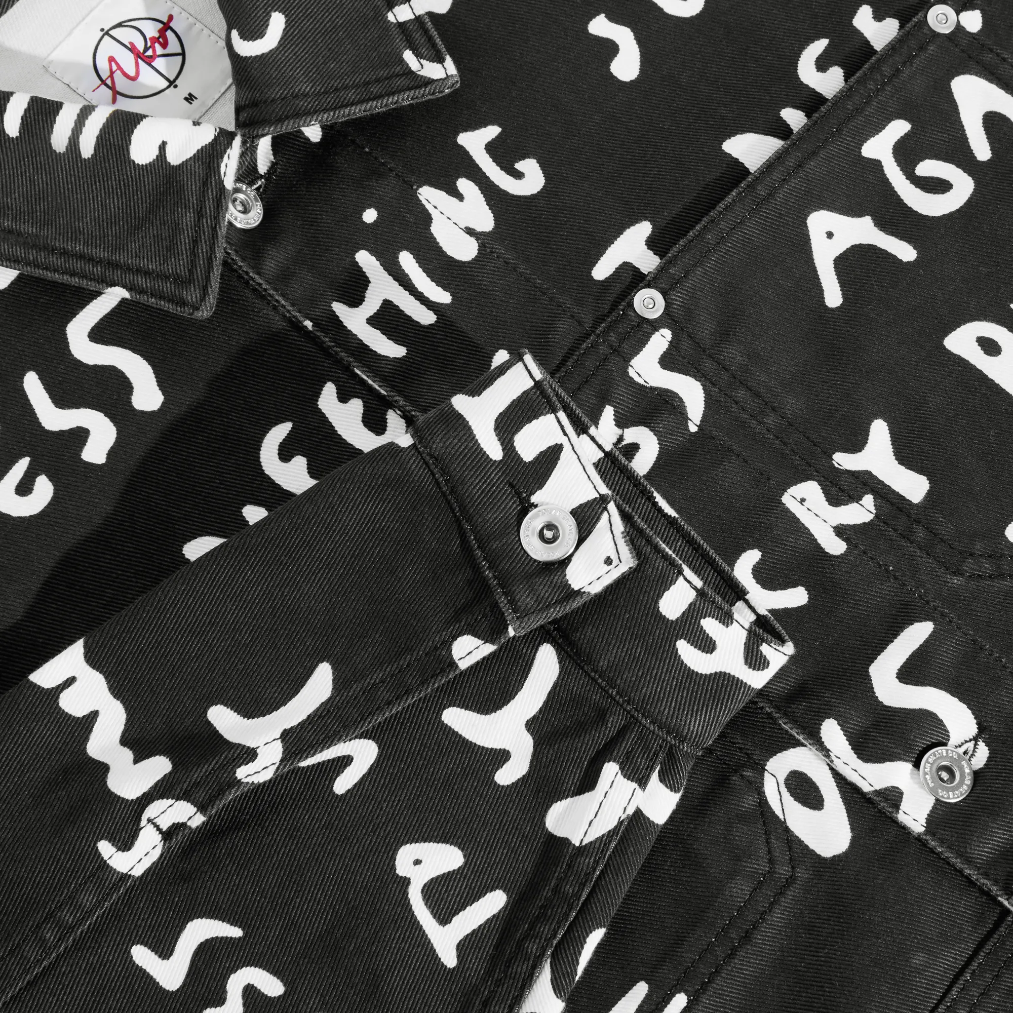 Patrik Jacket | Sad Notes - Black / White