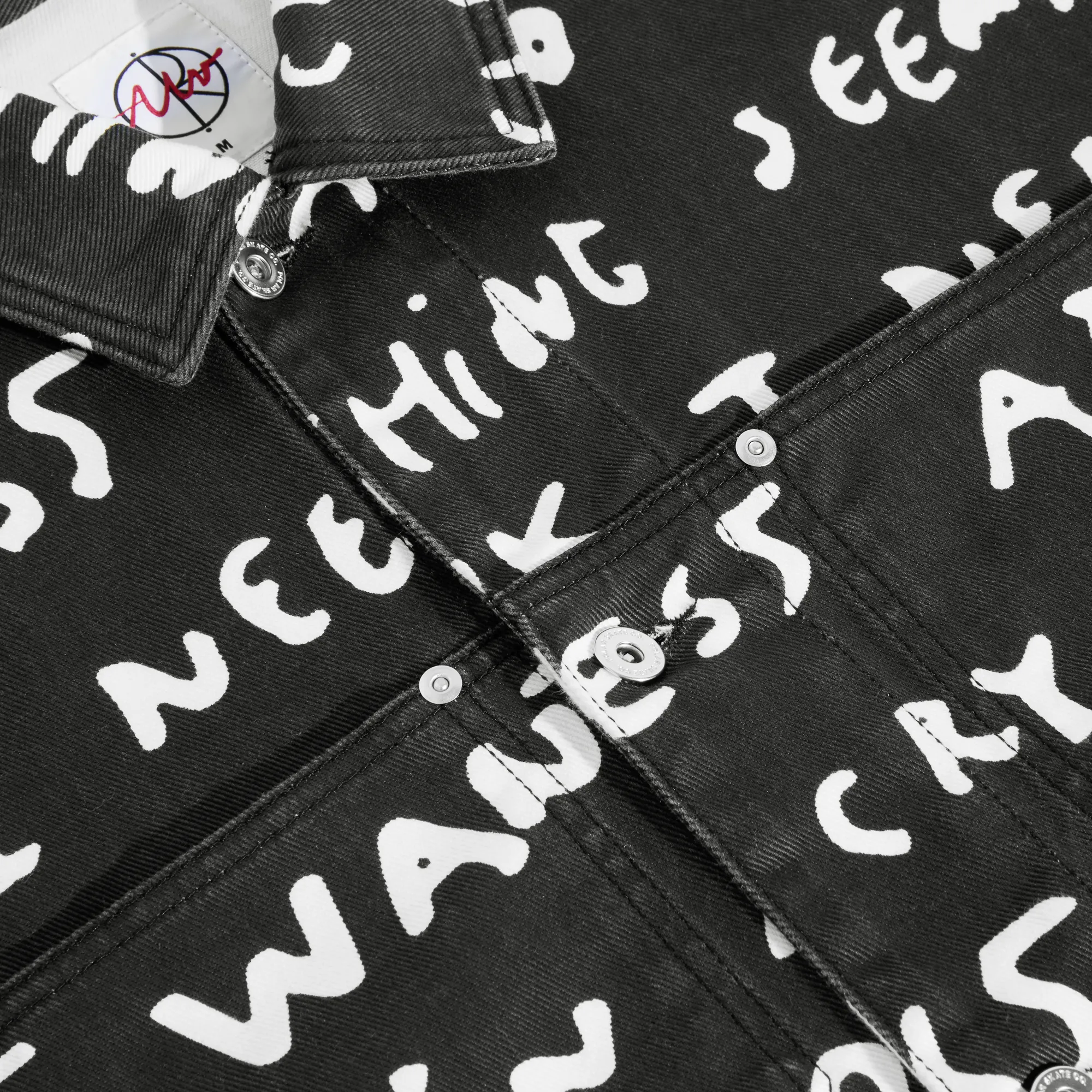 Patrik Jacket | Sad Notes - Black / White