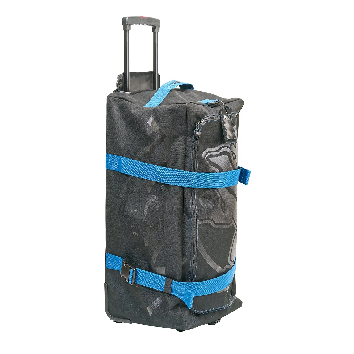 Roller Duffel Bag Blue Accent