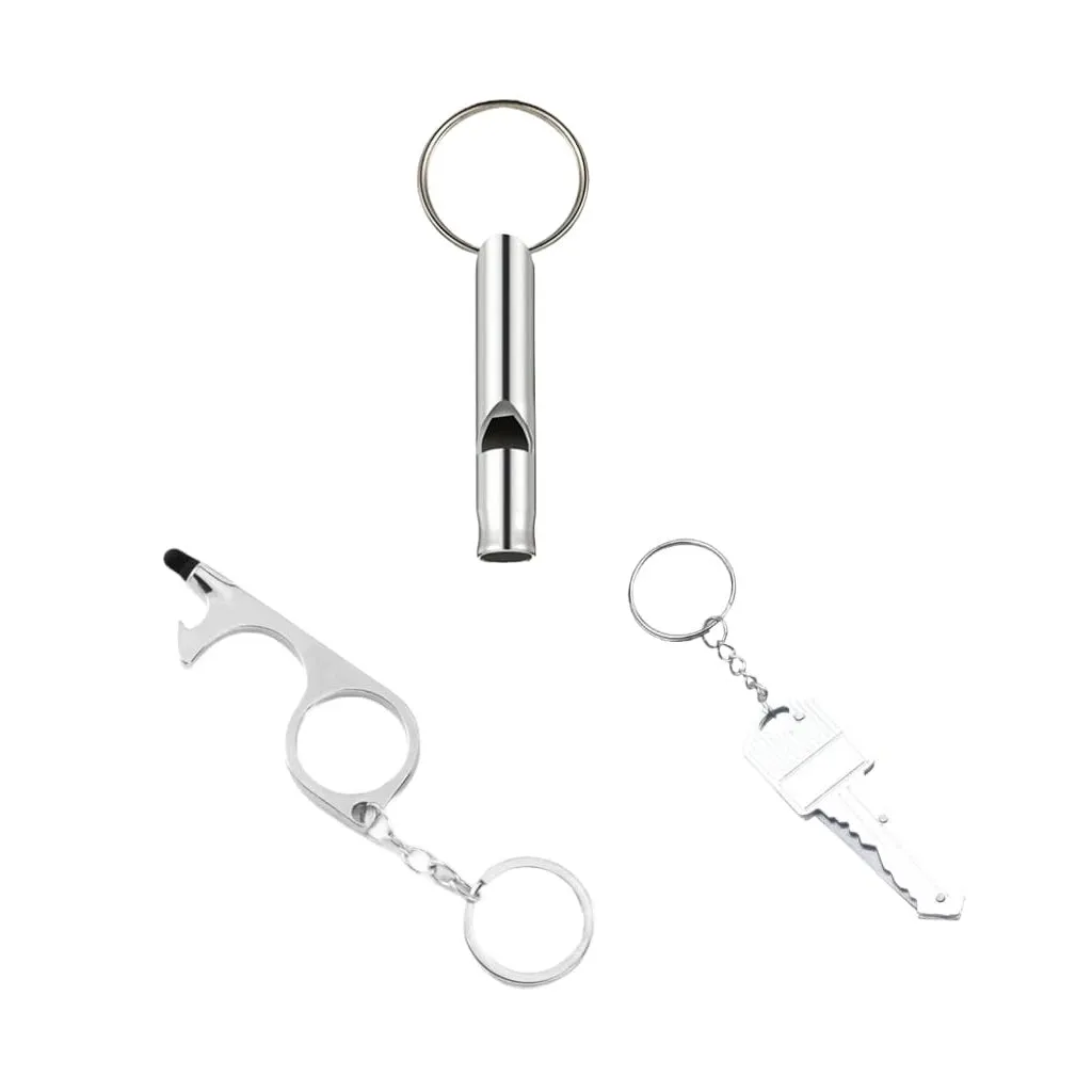 Safety Tool Keychains 3-Piece Self Defense Kit