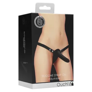 Silicone Strap-On Adjustable Black