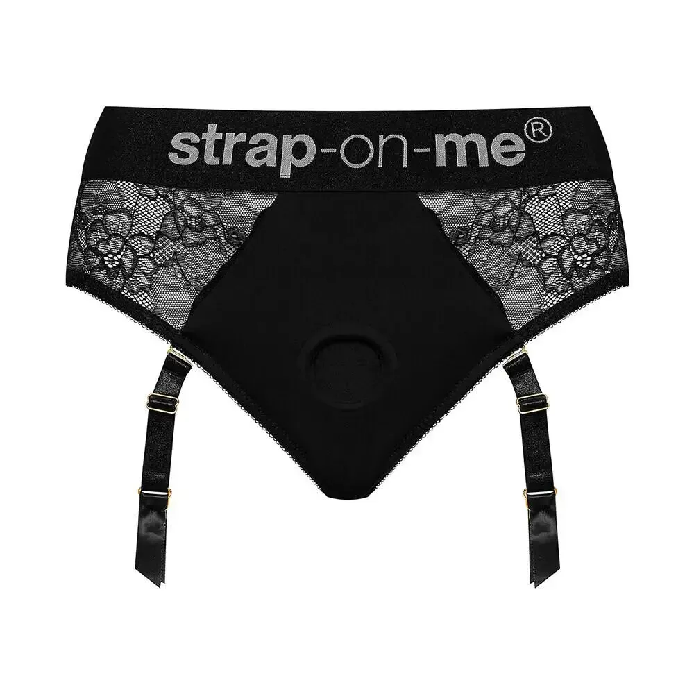 Strap on me Black Diva Xlarge Harness Lingerie for Her