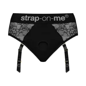 Strap on me Black Diva Xlarge Harness Lingerie for Her