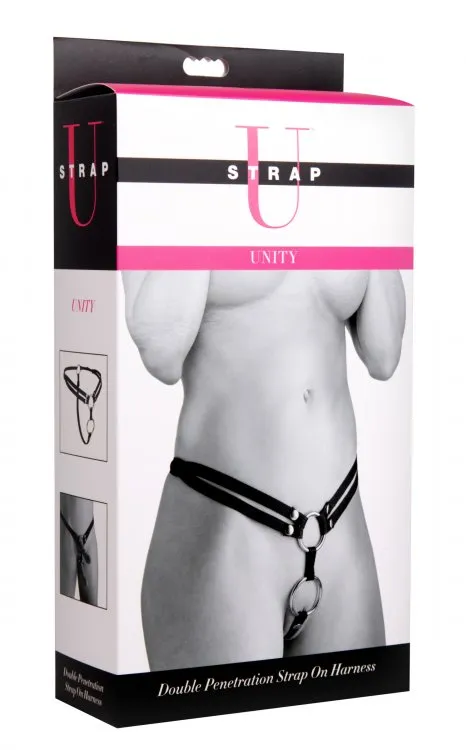 Strap U Unity Double Penetration Strap On Harness