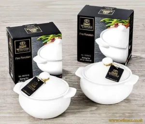 White Baking Pot 19 Oz | 550 Ml In Colour Box