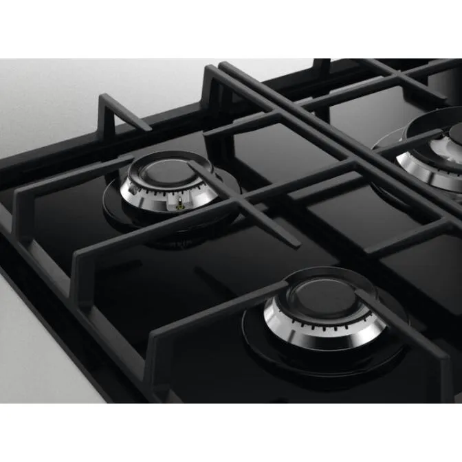 Zanussi ZGGN755K 5 Burner Gas Hob, Black Frameless