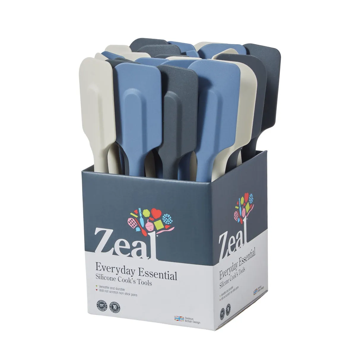 Zeal Cosy Ergonomic Silicone Spatula Assorted (price per item)